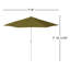 Parasol de marché 86,3 po Kenne-1237273689-1261546530