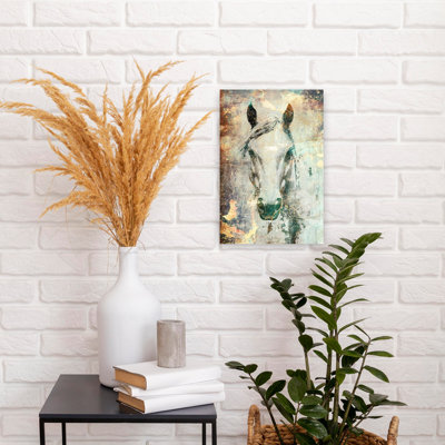 Portrait de cheval mystique abstrait, portrait de cheval mystique abstrait