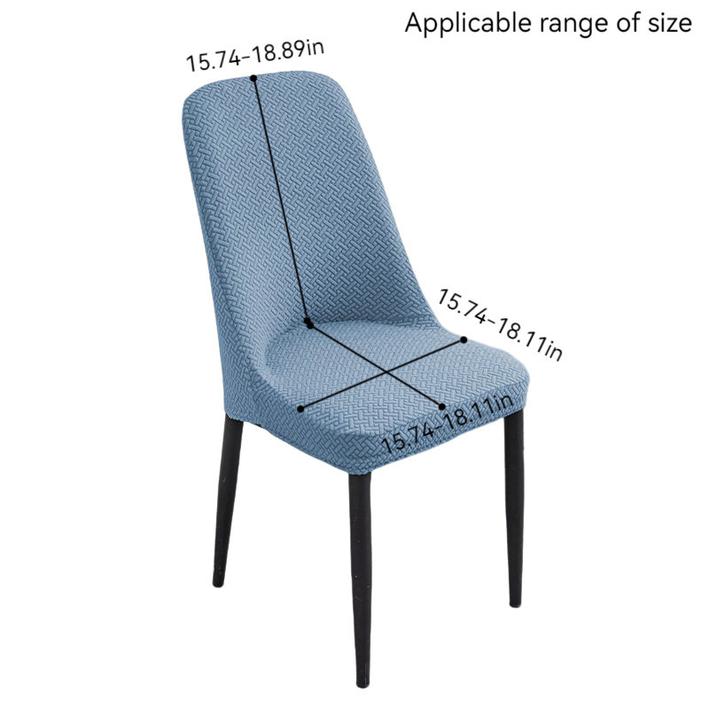 Housse pour chaise de salle à manger en polyester