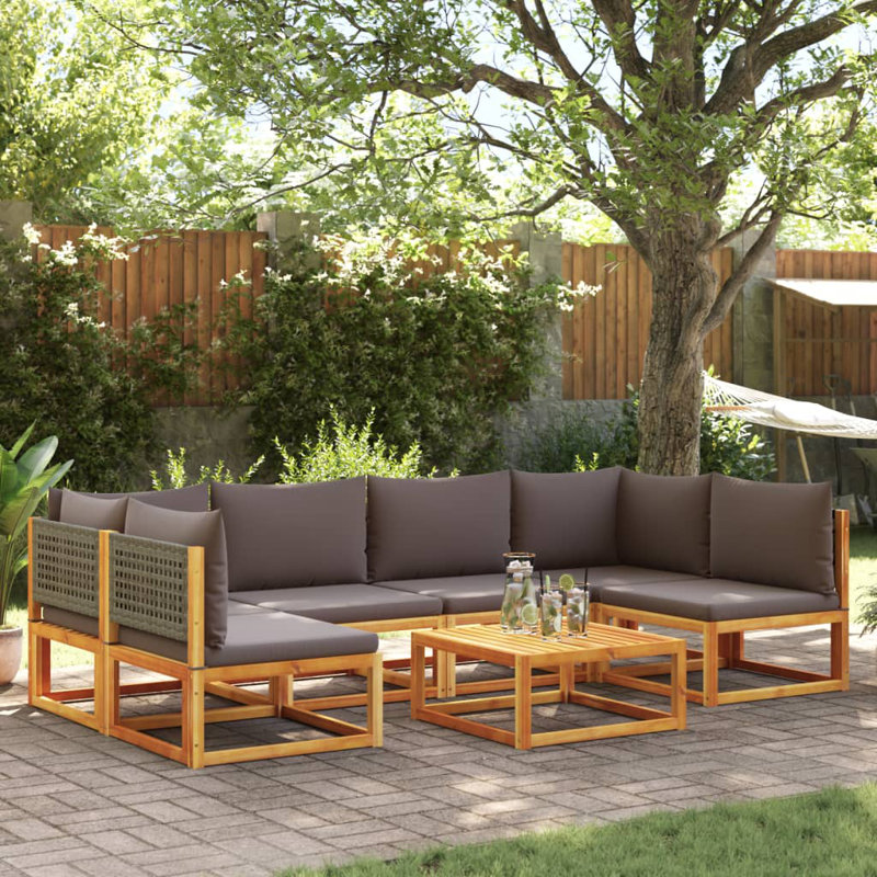 Garden Sofa Set Grey