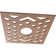 Chevron Wood Fretwork Pierced Ceiling Medallion