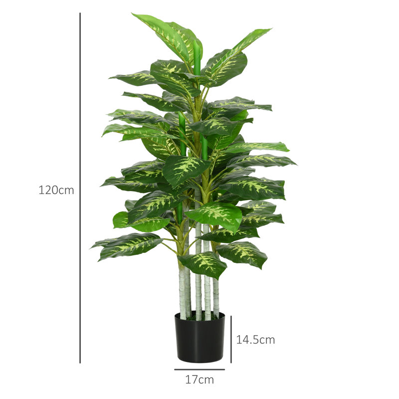 120cm Faux Evergreen Tree Plant in Pot