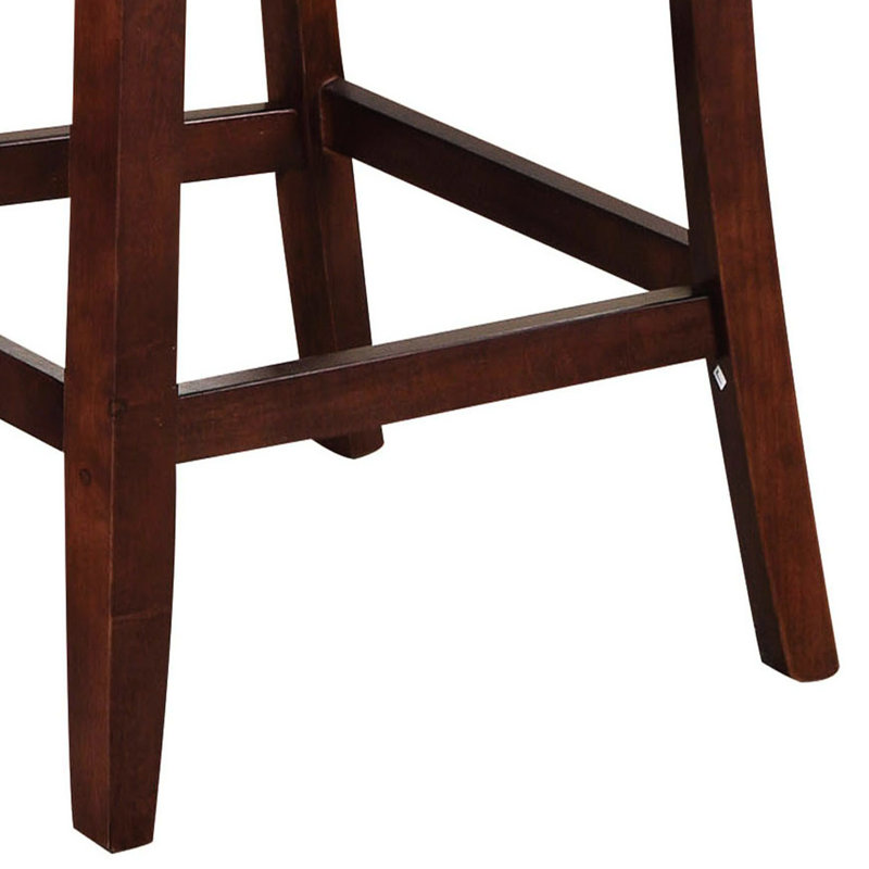Chaise d'intérieur, ensemble de 2 chaises à hauteur de comptoir, chaise rembourrée capitonnée