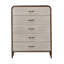 Commode 5 tiroirs Houston - Noyer