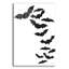 «Flock of Bats» par Susan Ball, art mural en verre acrylique-950358351