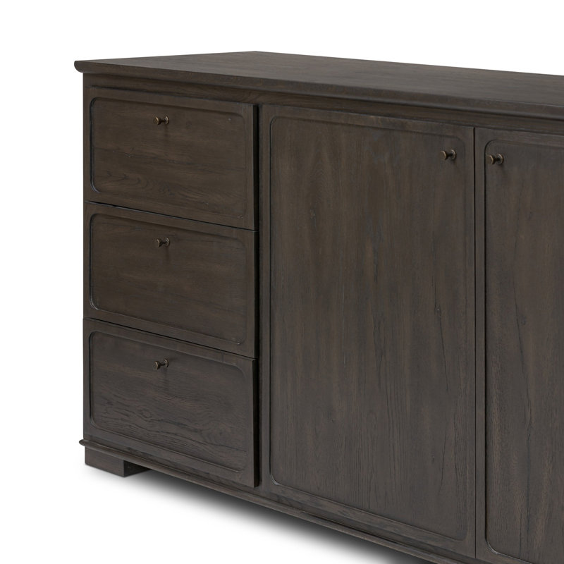 Leora Sideboard-Smoked Black