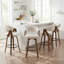 Tabouret de comptoir pivotant rembourré Providence-123200615