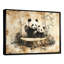 Gerino, famille de panda rétro dans la forêt I - art mural panda-1777834239-1732940188-1777834238