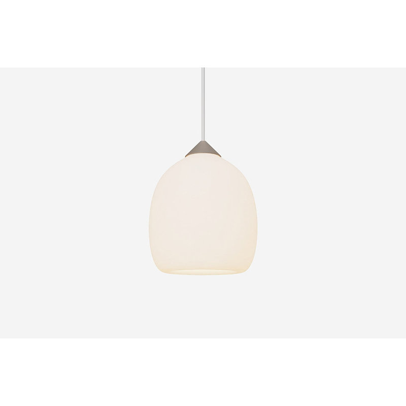 Gulp Pendant Light, 12.5'' H x 6.97'' W x 6.97'' D, Smoke, Black
