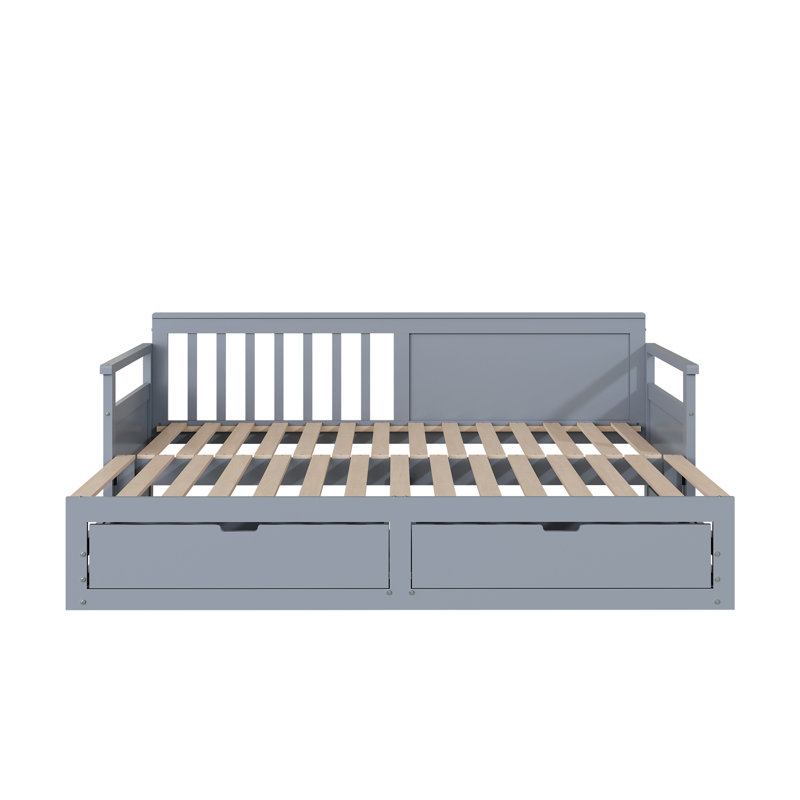 Rovario Upholstered Daybed, Grey