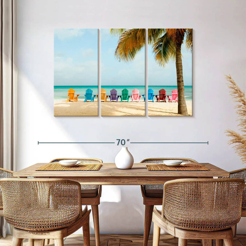 Gillir, chaises Adirondack à la plage, H 36 po x l 57 po