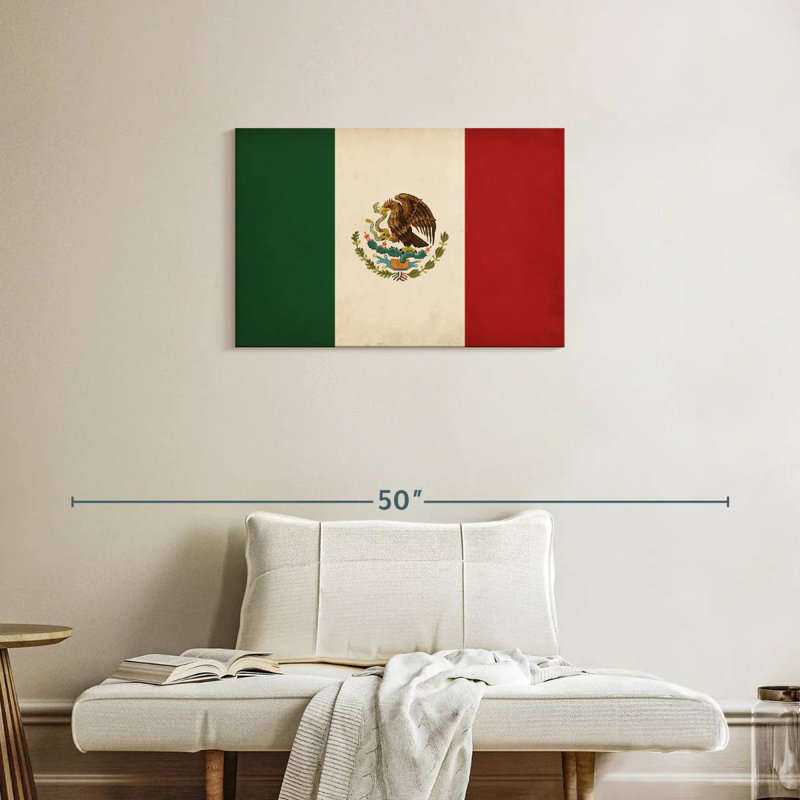 Drapeau mexicain Borges, H 20 po x l 30 po