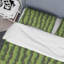 Motif à rayures vertes - Ensemble de housse de couette abstrait - Polyester en microfibre-2082210121