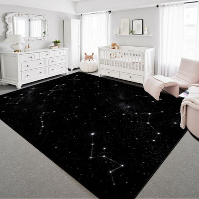 Faux Fur Abstract Rug