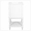 Meuble-lavabo avec lavabo en céramique, tablette ouverte et 2 tiroirs-923523035