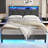Dontrail Upholstered Sleigh Bed-396156593-396156589