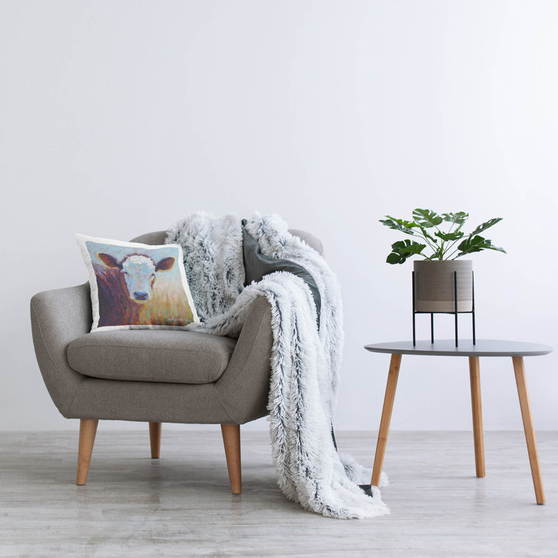 Polyester Throw Square Pillow Cover & Insert