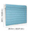 Papier peint à rayures bleues Wiggle Line-930224792
