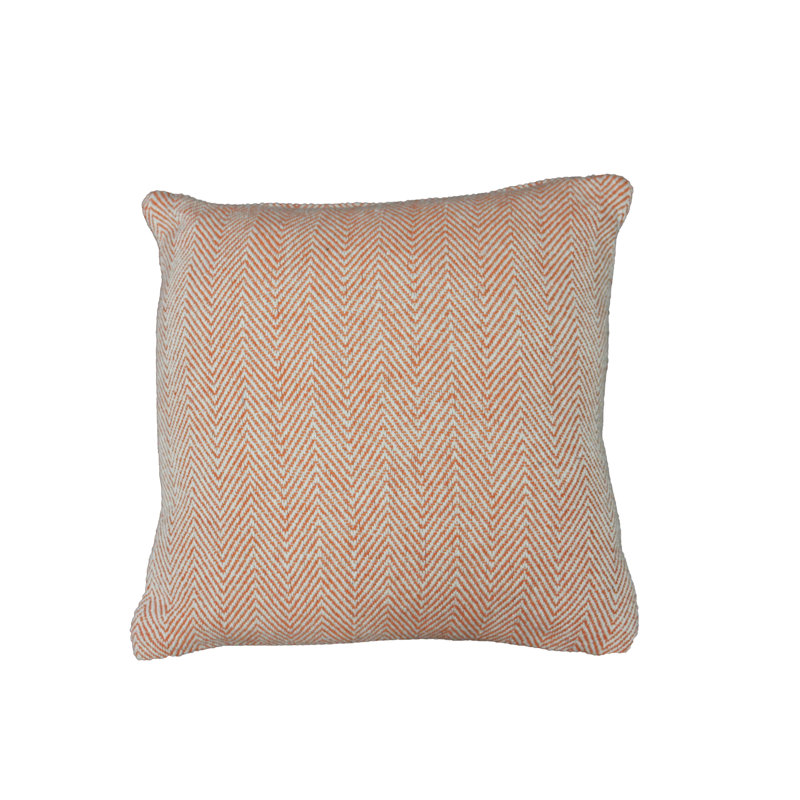 Coussin décoratif à chevrons Throws, Orange