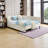 Velvet Upholstered Full Size Sofa Bed with 2 Storage Drawers - Modern Convertible Daybed Frame, Beige-487618499