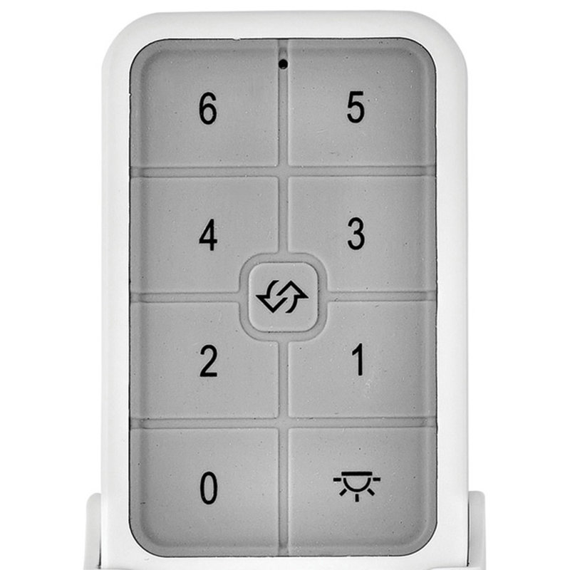 White Wireless 6-Speed DC Remote Control for Lighting