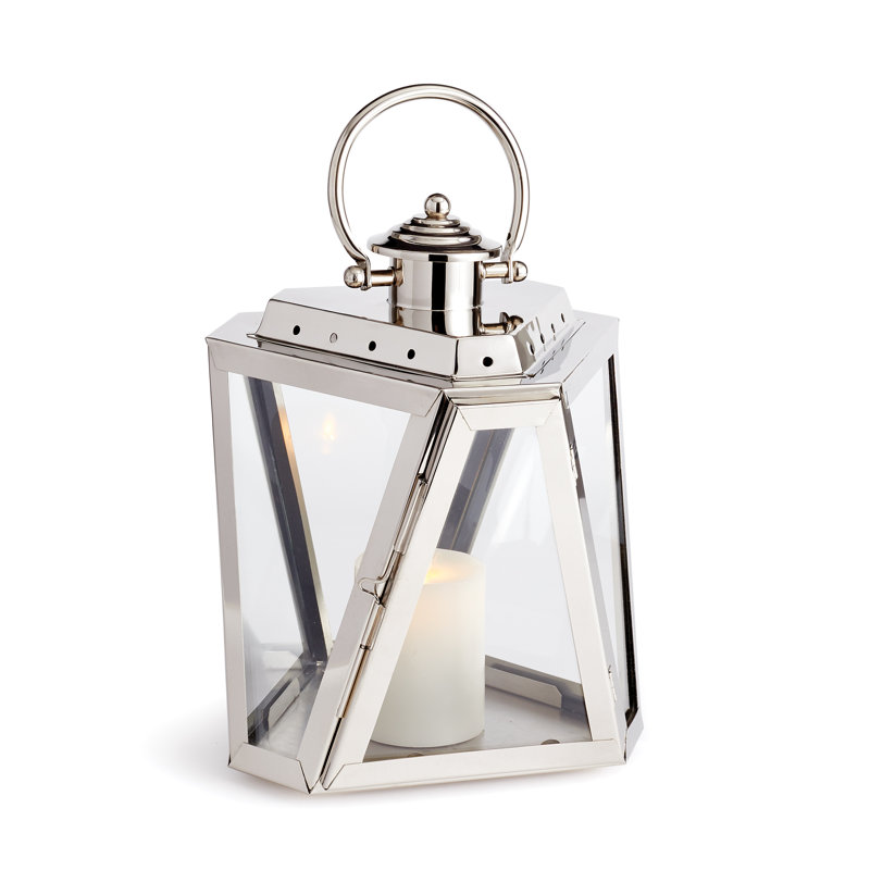 Adler Lantern, 12.5" H x 9.75" W x 8.75" D