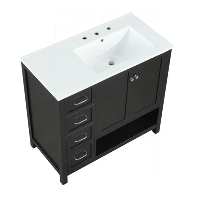 Meuble-lavabo 36 po avec comptoir d'évier