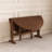 Aderyn Solid Wood Folding Round Dining Table 3 in 1 Convertible Drop Leaf Table
