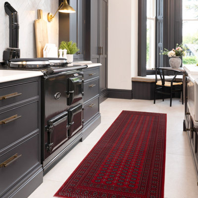 Tareek Runner Abstract Washable Area Rug