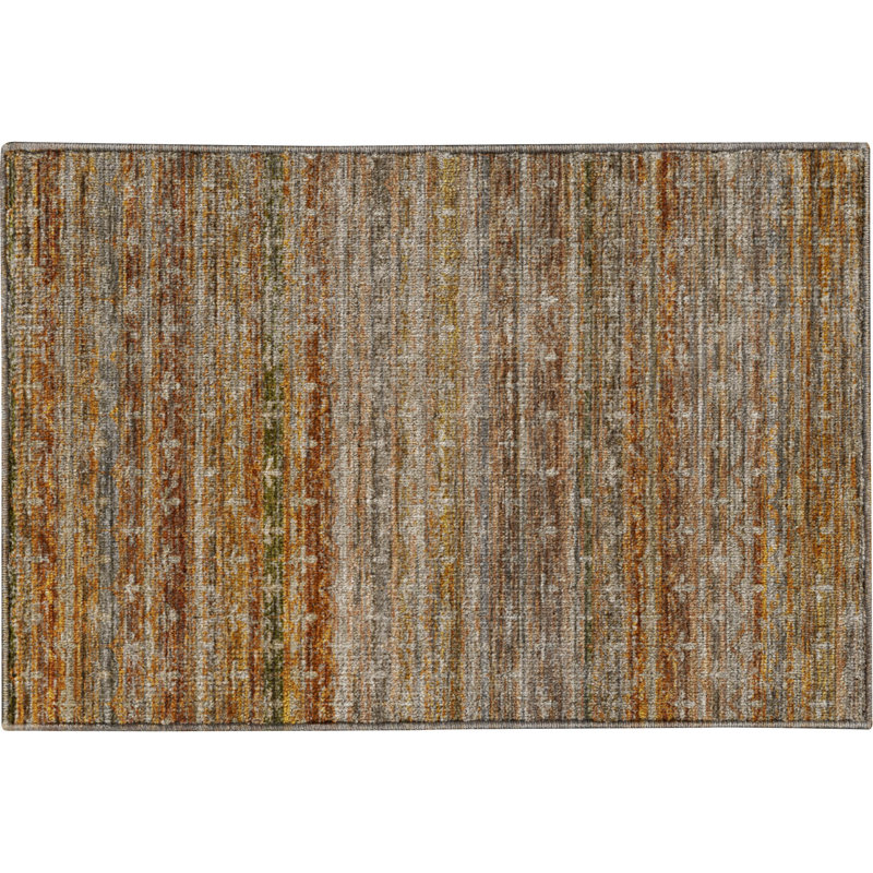 Tapis à rayures Christie, Paprika, 1 pi 8 po x 2 pi 6 po