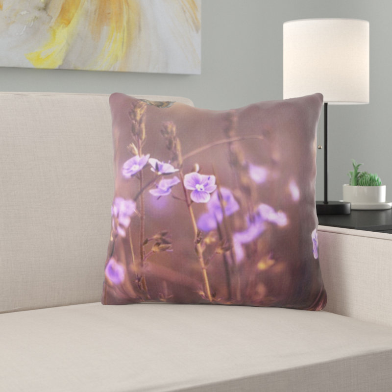 Coussin décoratif fleurs