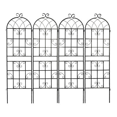 Viveros Garden Rustproof Trellis For Climbing Plants Outdoor Flower Support