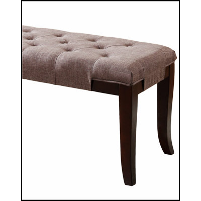 Banc capitonné Linon, tissu