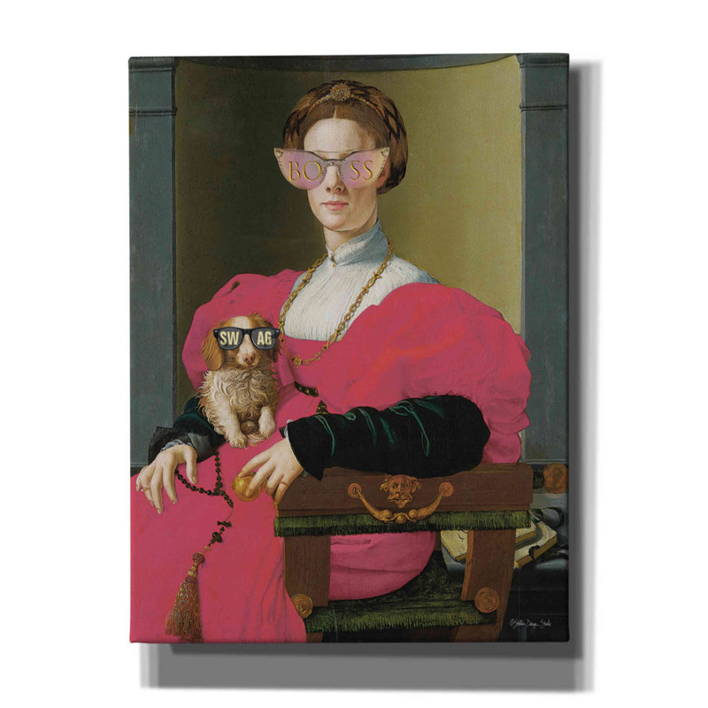 «Boss Lady» par Stellar Design Studio, impression sur toile tendue, H 16 po x l 12 po x P 0,75 po