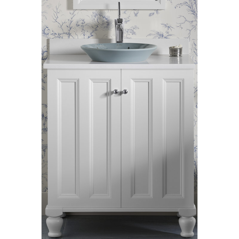 Gilded Meadow™ Ceramic Circular Vessel Bathroom Sink, Gold