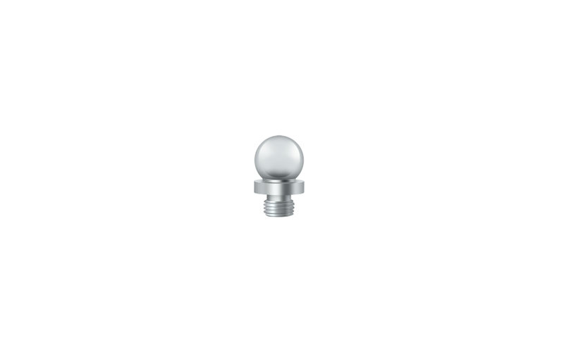 Ball Tip Door Hinge, Polished Chrome