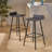Louison Counter Stool with Metal Frame-441009036