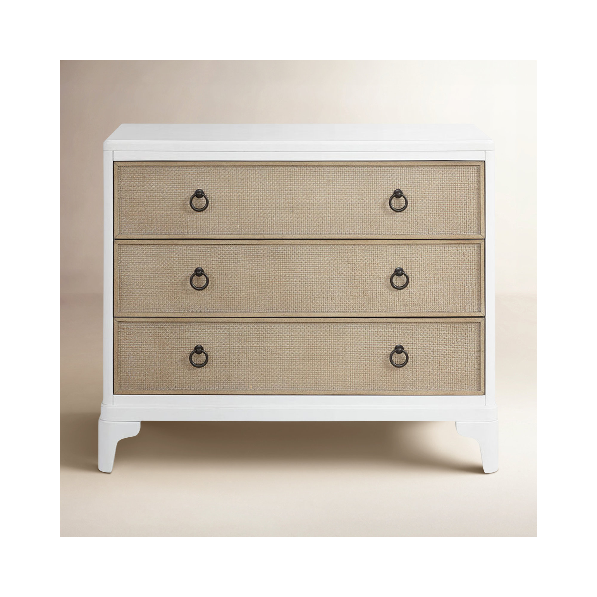 Leflore Heights 3-Drawer Hall Chest, White