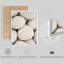 Ensemble d'art mural neutre en pierre de galets - ensemble de 2 pièces encadrées de photographie minimaliste pour spa, salle de bain ou décor d'inspiration zen-119067522-119067524