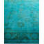 Tapis bleu noué à la main Mazarine, unique en son genre - bleu