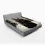 Drap-housse pour chat Ambesonne_ Minou réaliste mystérieux_ Gris et gris anthracite-95978047