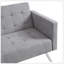 Canapé-lit Canapé-lit convertible gris clair pliable-118043662