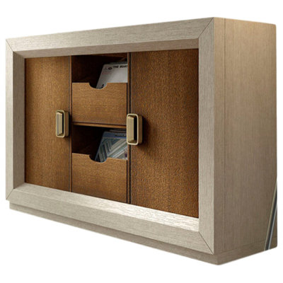 Armoire d’appoint à disque en vinyle Saphire