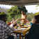 Motorized Retractable Patio Awning- Black Frame