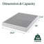 Sommier tapissier robuste - Sleep by Wayfair ™-1157556139-1145439031