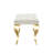 Beige Velvet Bench With Cabriole Legs-137548328