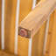 Chaise d'appoint d'extérieur en bois d'acacia, finition teck (ensemble de 2)
