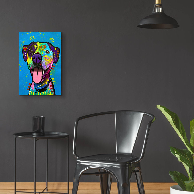 Art mural en verre Winston Porter «Delux» par Dean Russo, ACR-45870, H 24 po x l 16 po x P 0,2 po