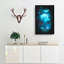 Blue Jellyfish - Wrapped Canvas-56634284