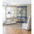 French Country Wood Bookcase With Display Storage Shelf For Home